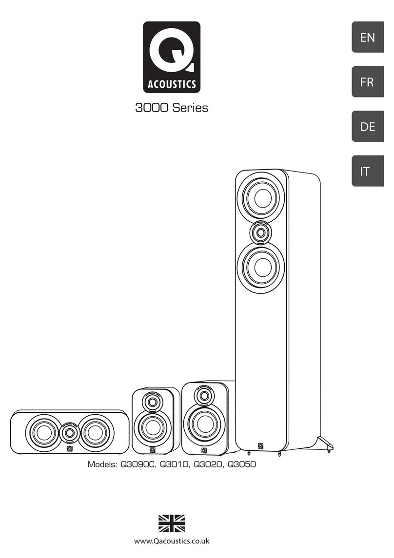 Q Acoustics Q3090C User manual