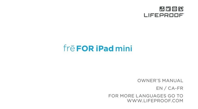 LifeProof FRE owner's manual