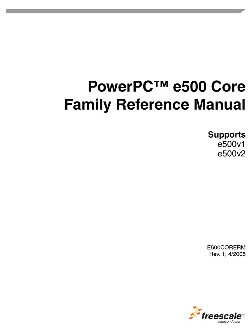 Freescale Semiconductor PowerPC e500 Core User manual Freescale Semiconductor PowerPC e500 Core User manual