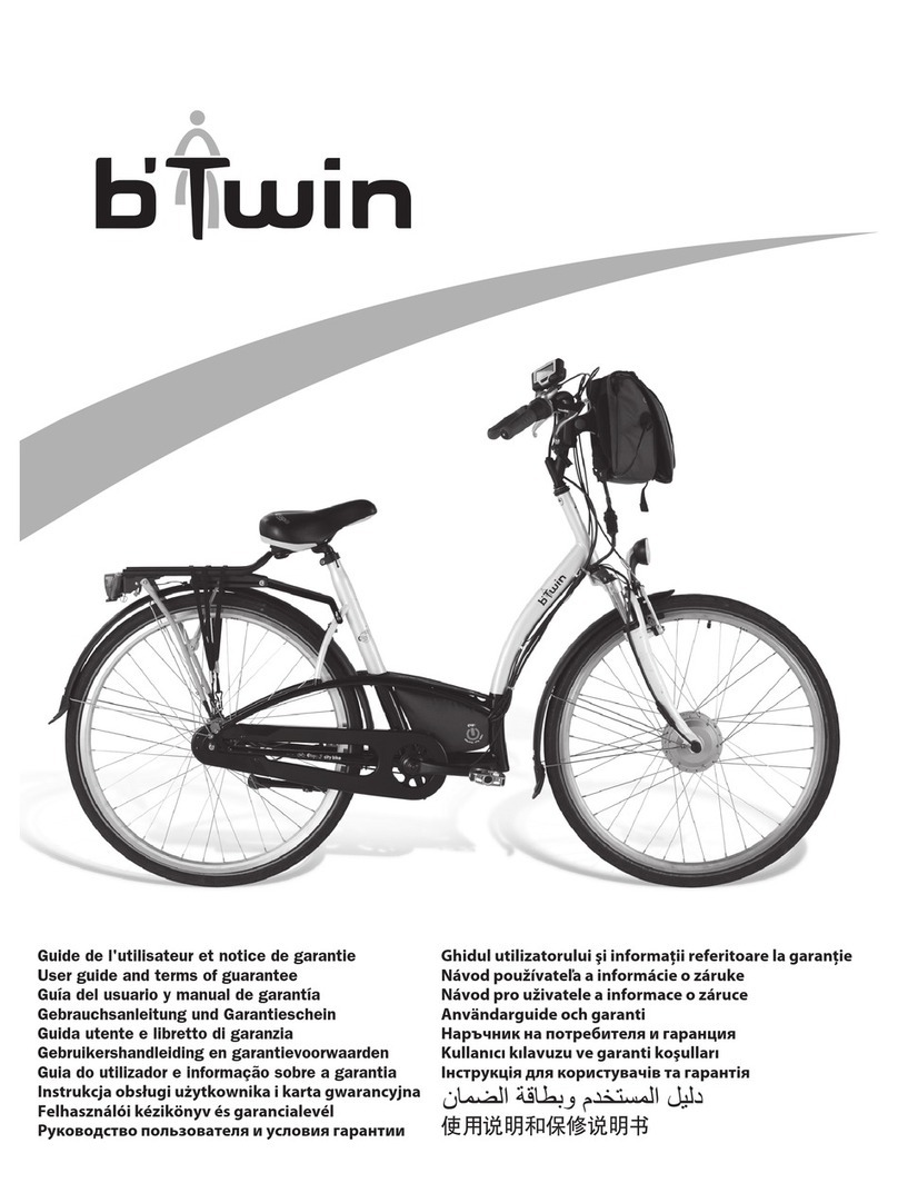 Btwin Elops 7 User	guide and terms of guarantee