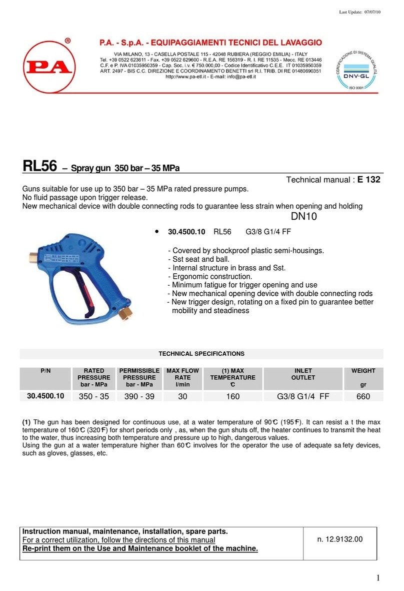 PA RL56 30.4500.10 User manual