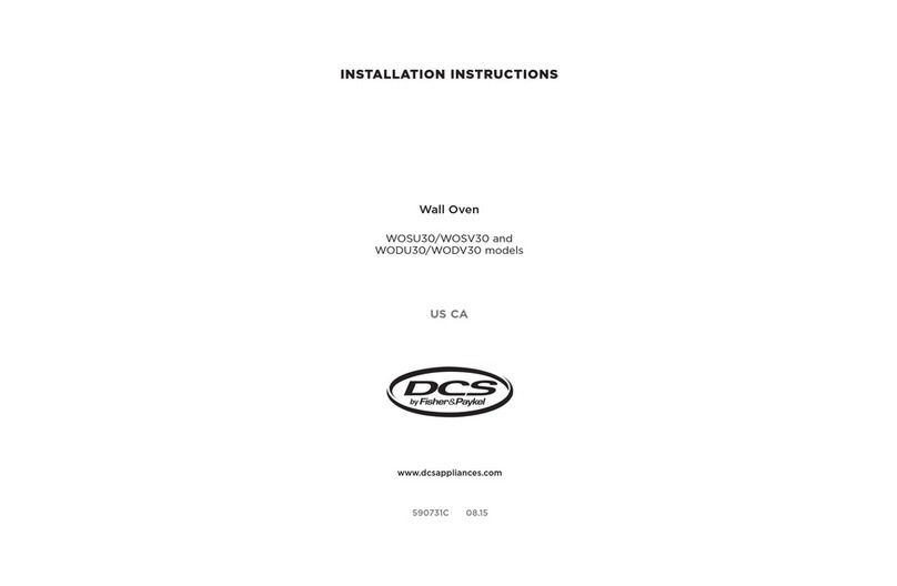 DCS WOSU-30 User manual