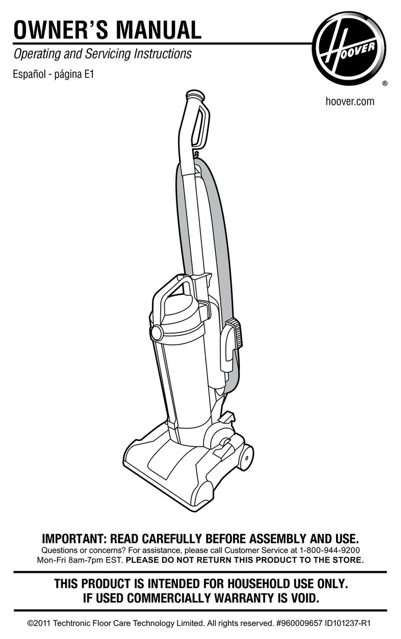 Hoover UH20020W User manual