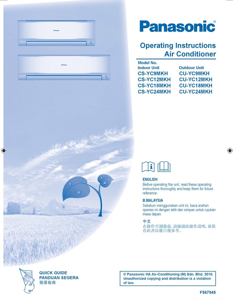 Panasonic CS-YC9MKH User manual