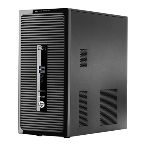 HP ProDesk 480 G3 MT Manual