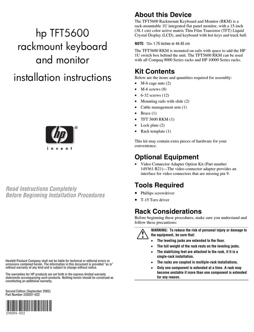 HP TFT5600 User manual