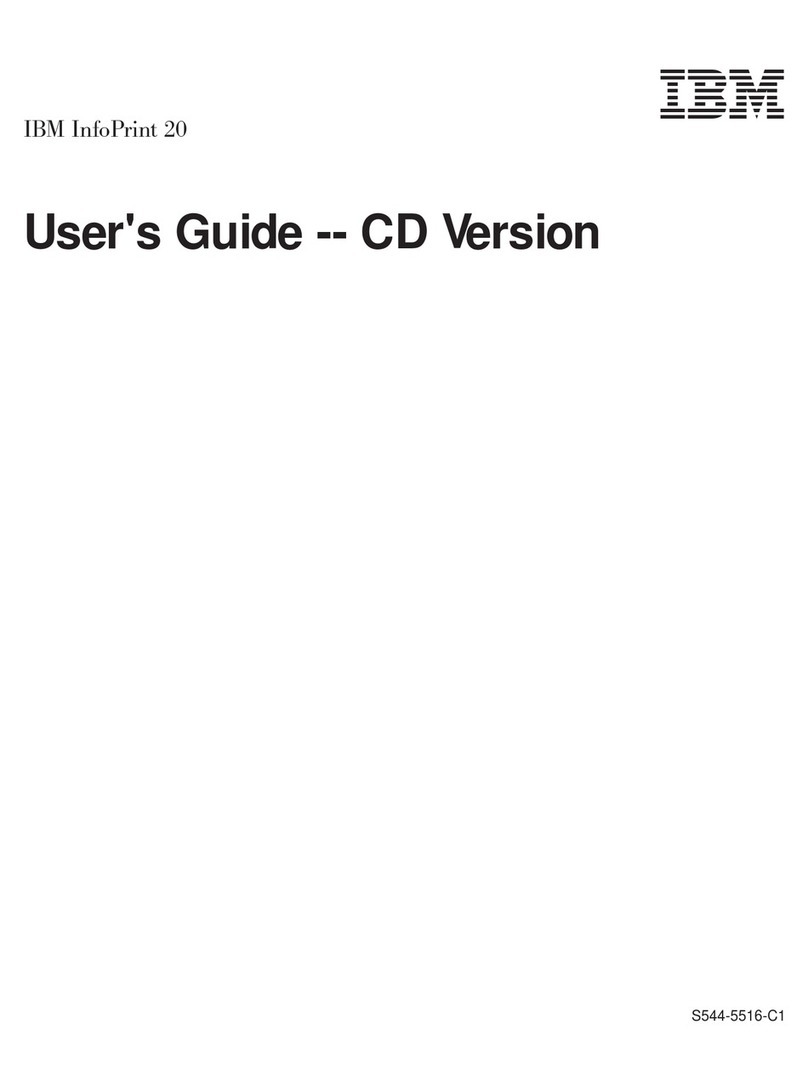 IBM InfoPrint 20 User manual