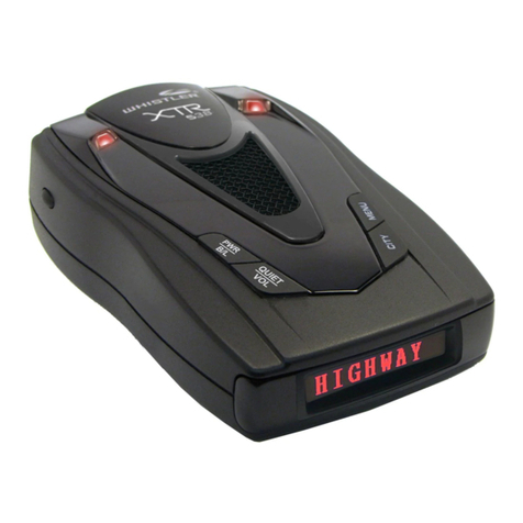 Whistler XTR-538 User manual Whistler XTR-538 User manual
