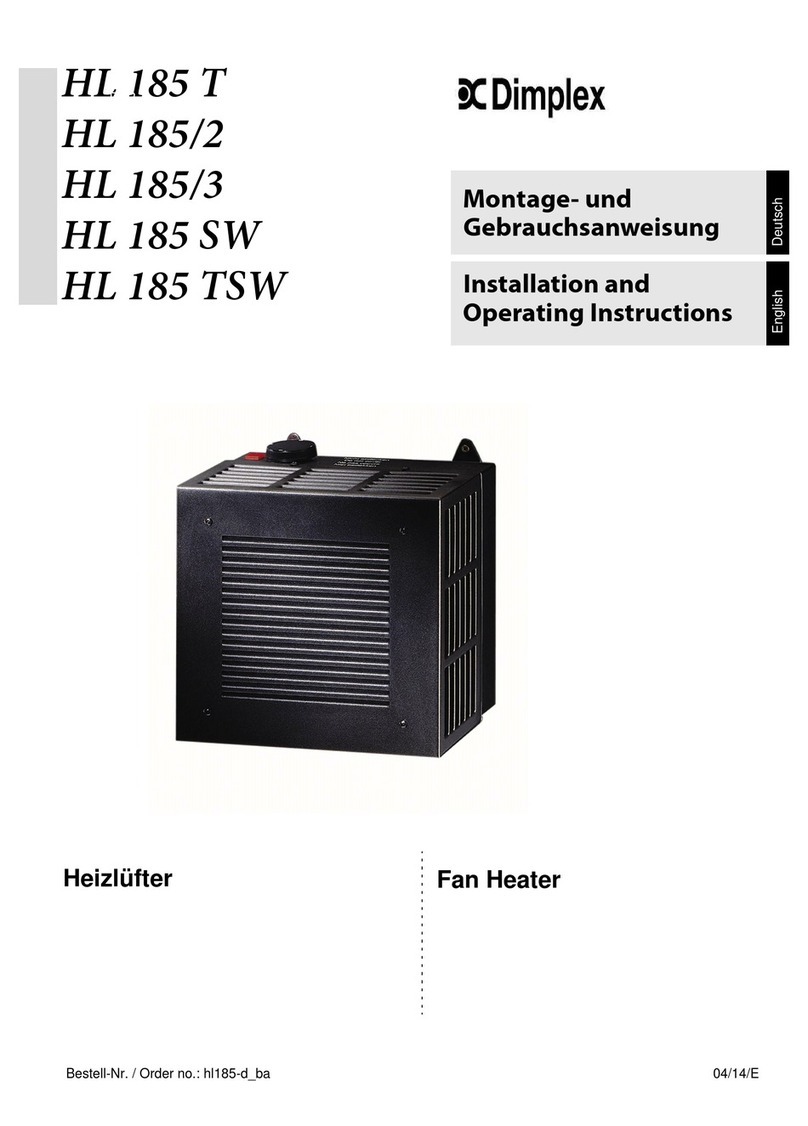 Dimplex HL 185 T User manual