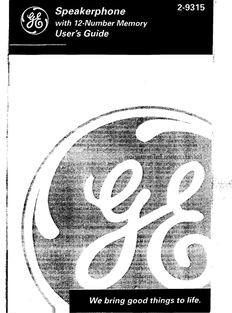 GE 2-9315 user guide