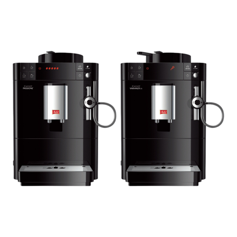 Melitta Caffeo Passione Varianza CS operating instructions