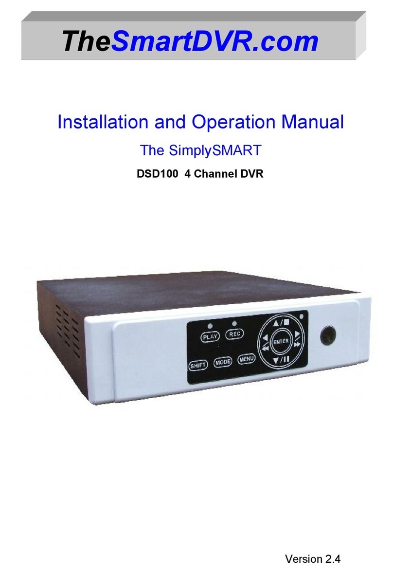 System Q SimplySMART DSD100 Installation and operation manual