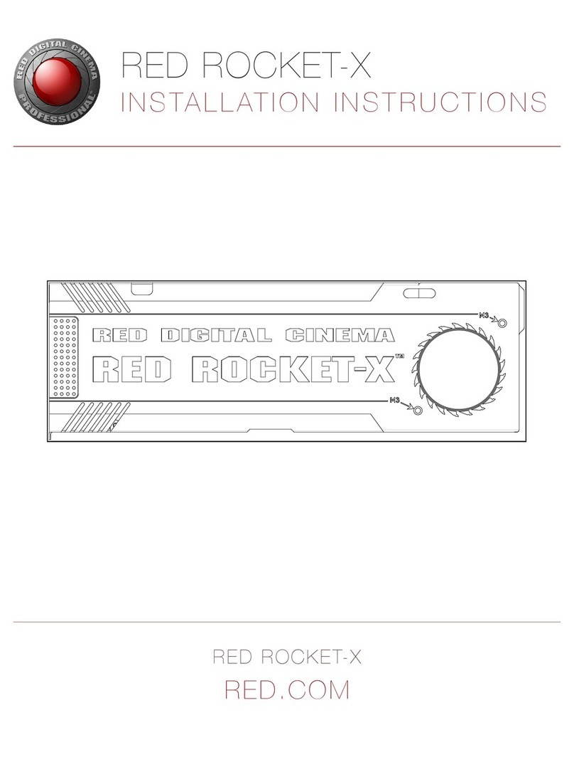 RED ROCKET-X User manual