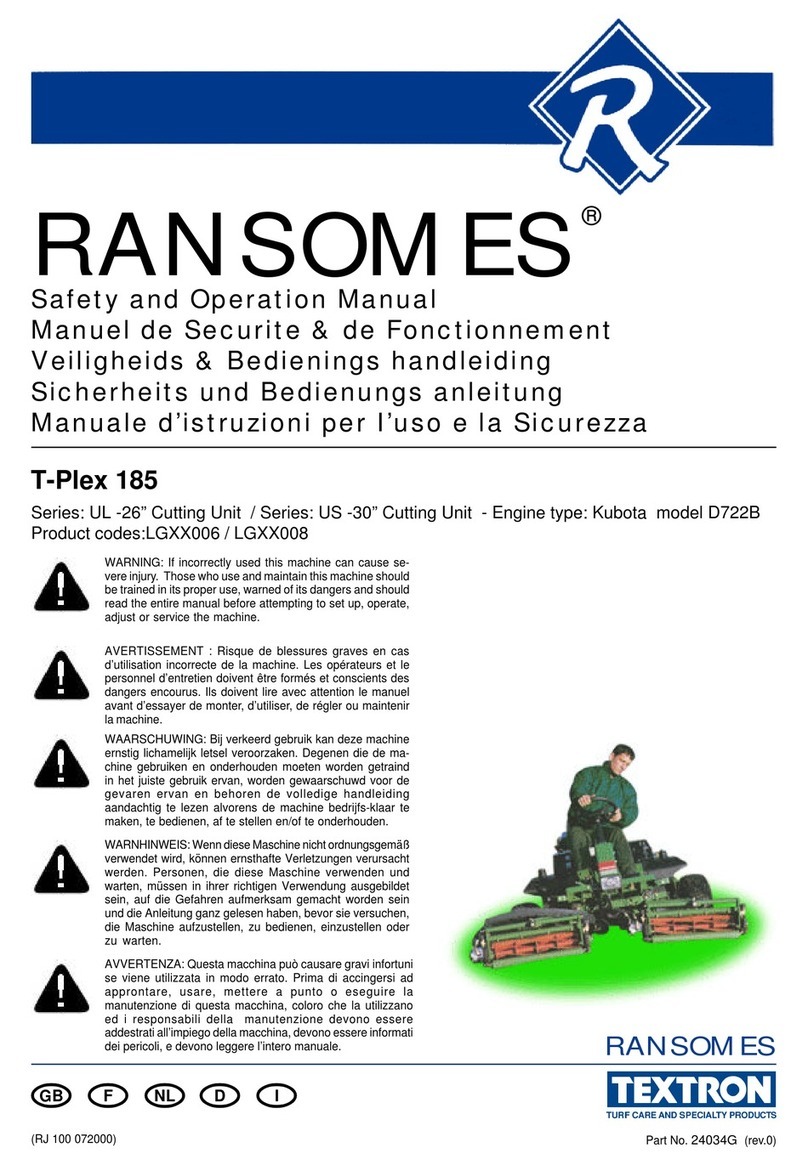 Ransomes T-Plex 185 Guide