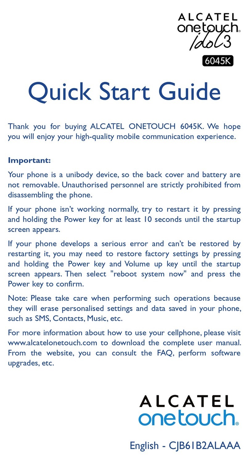 Alcatel ONETOUCH IDOL 3 6045K User manual