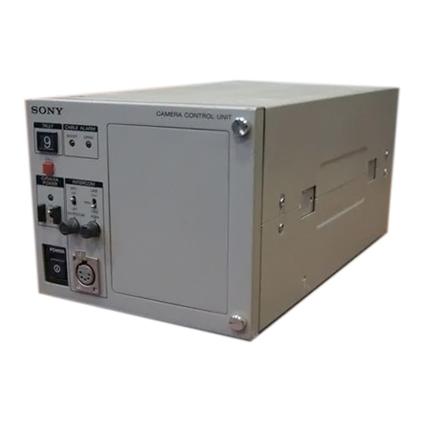 Sony CCU-TX7 User manual