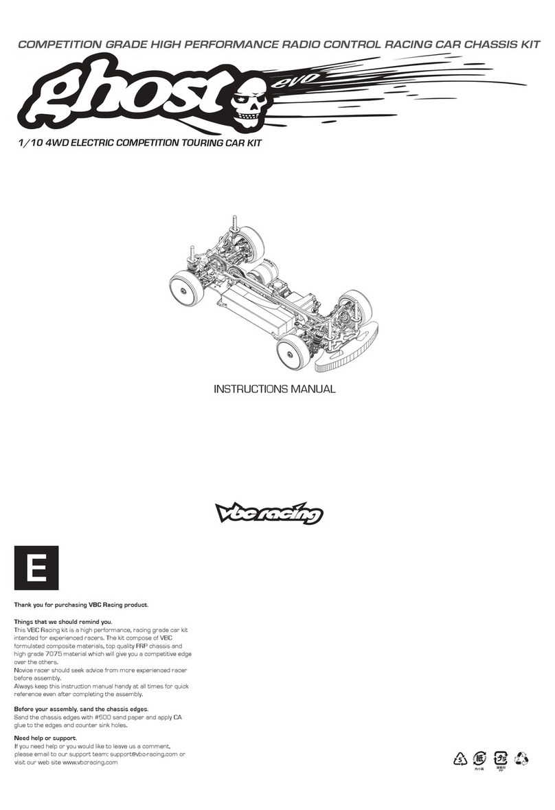 VBC Racing Ghost EVO User manual
