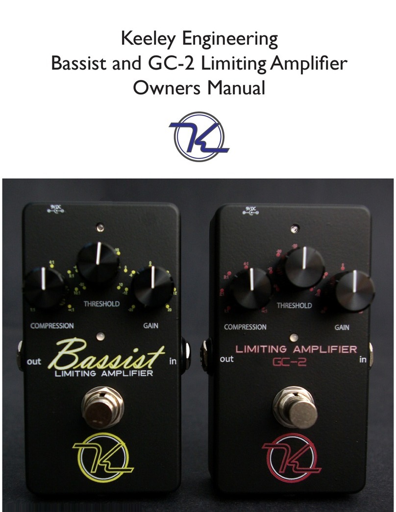 Keeley GC-2 User manual