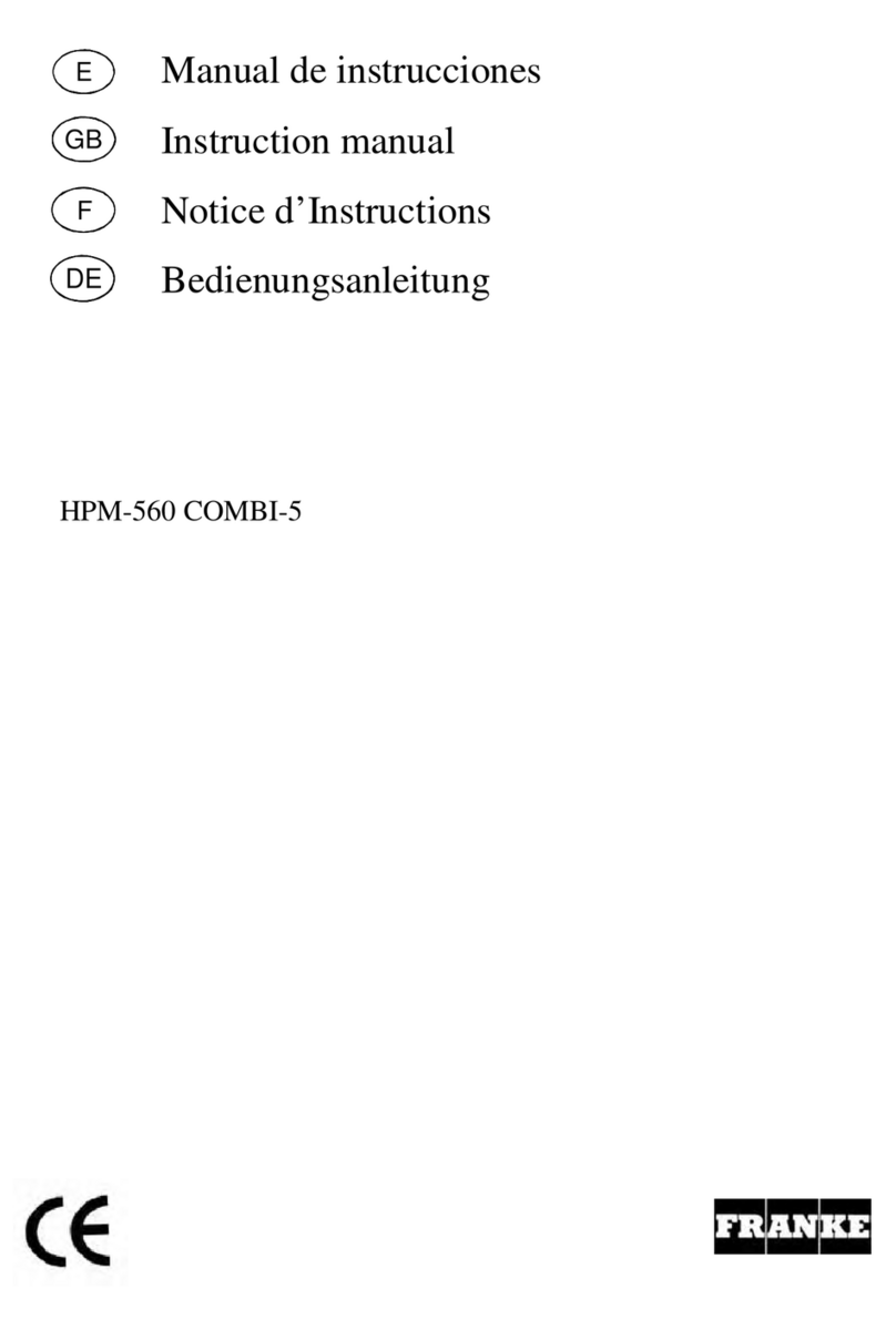 Franke HPM-560 COMBI-5 User manual