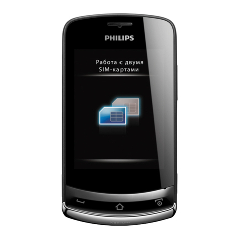 Philips xenium 518 User manual