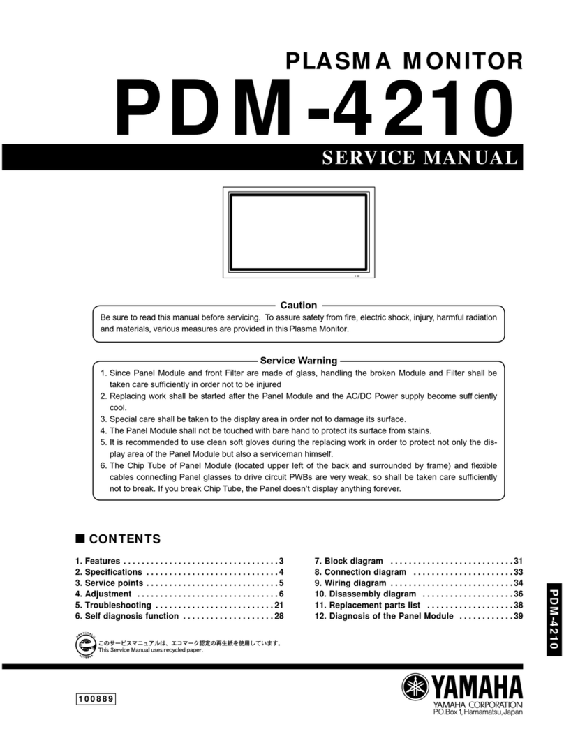 Yamaha PDM-4210 User manual Yamaha PDM-4210 User manual