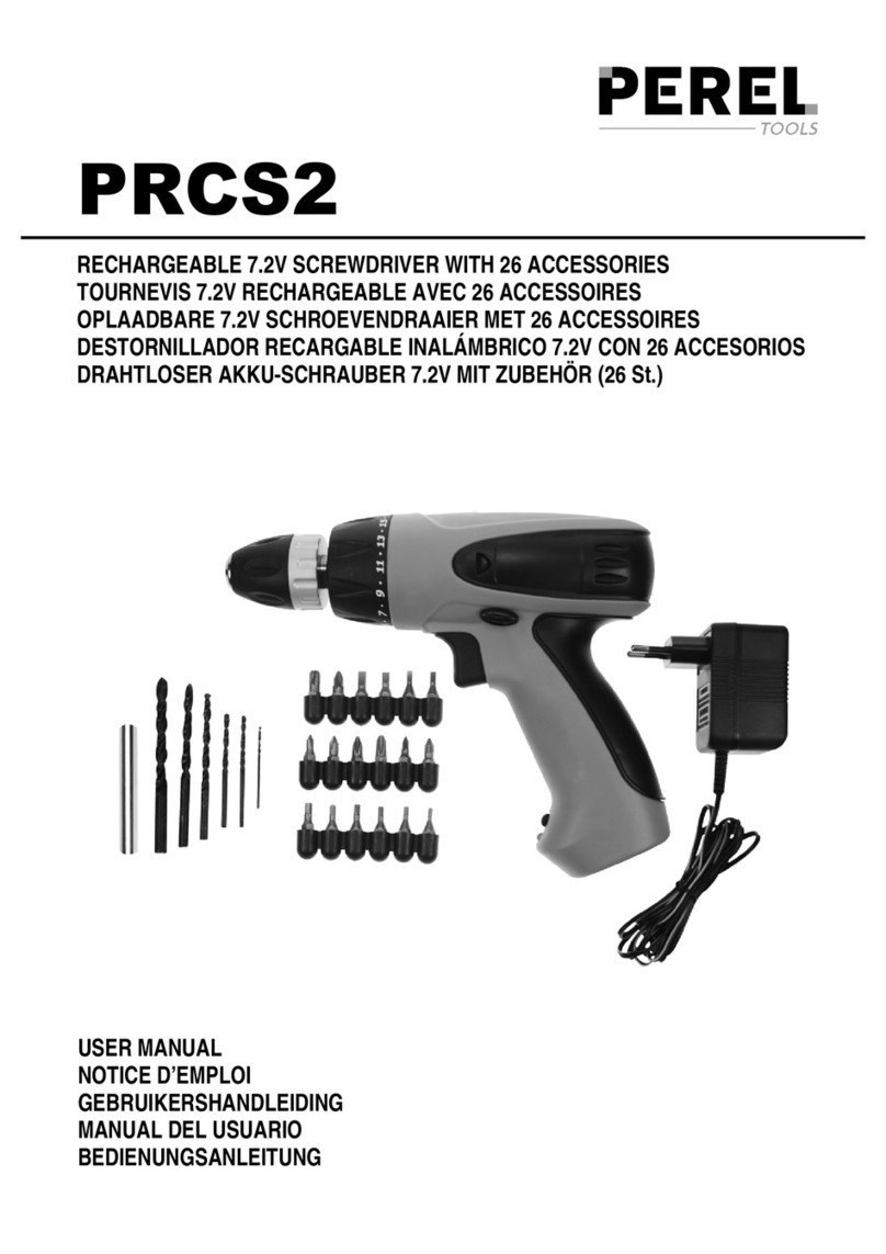 Perel PRCS2 User manual