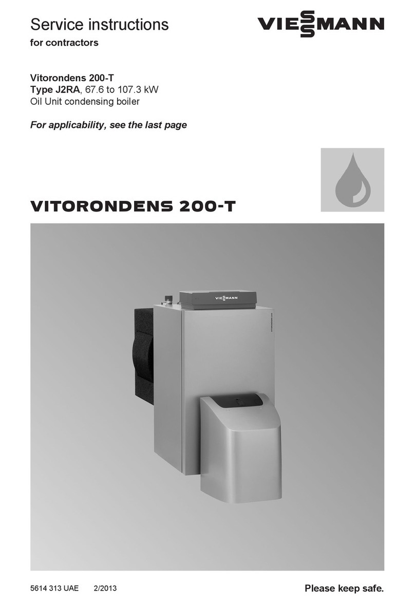 Viessmann VITORONDENS 200-T Operating instructions Viessmann VITORONDENS 200-T Operating instructions