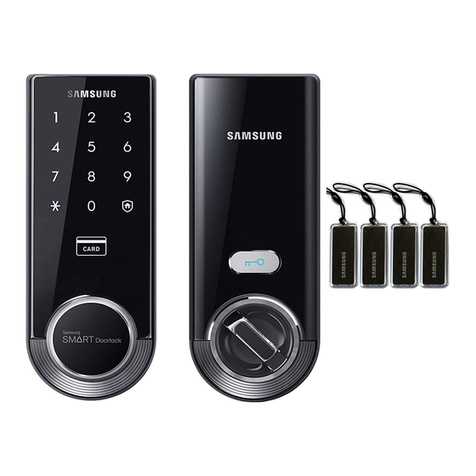 Samsung Smart Door Lock SHS-3320 user guide
