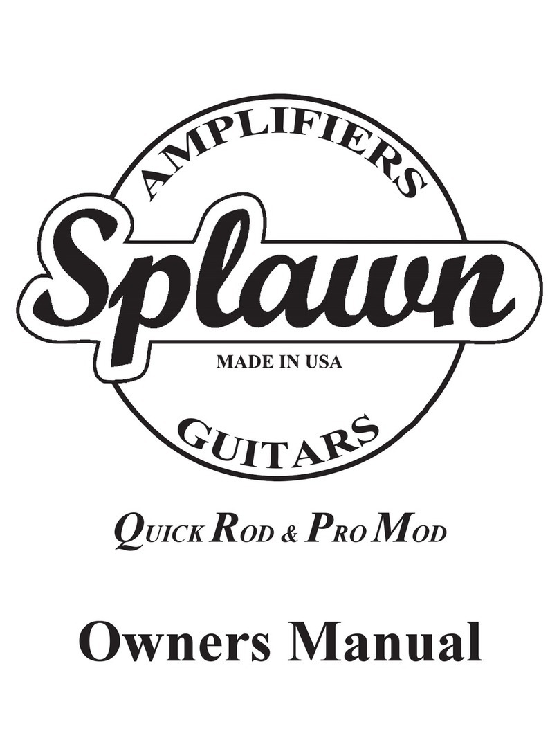 Splawn Amplification QUICK ROD owner's manual