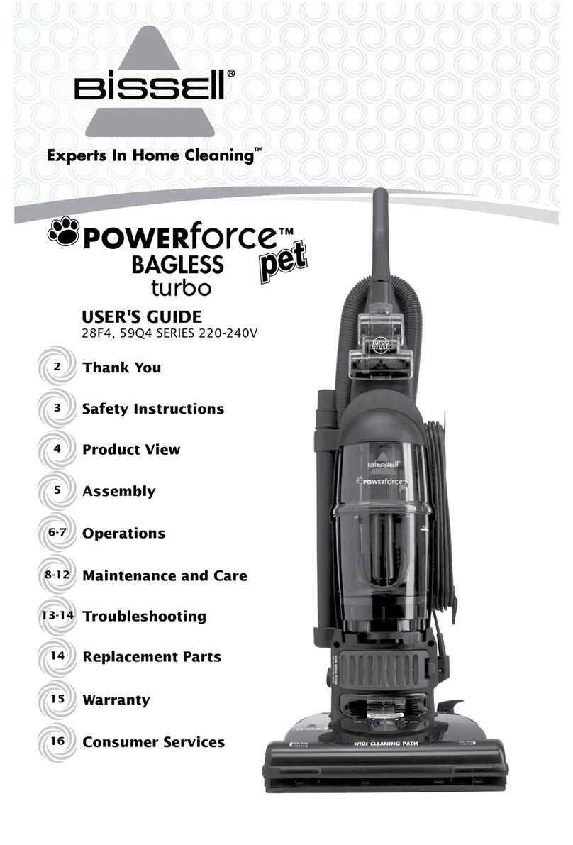 Bissell 28F4 SERIES user guide