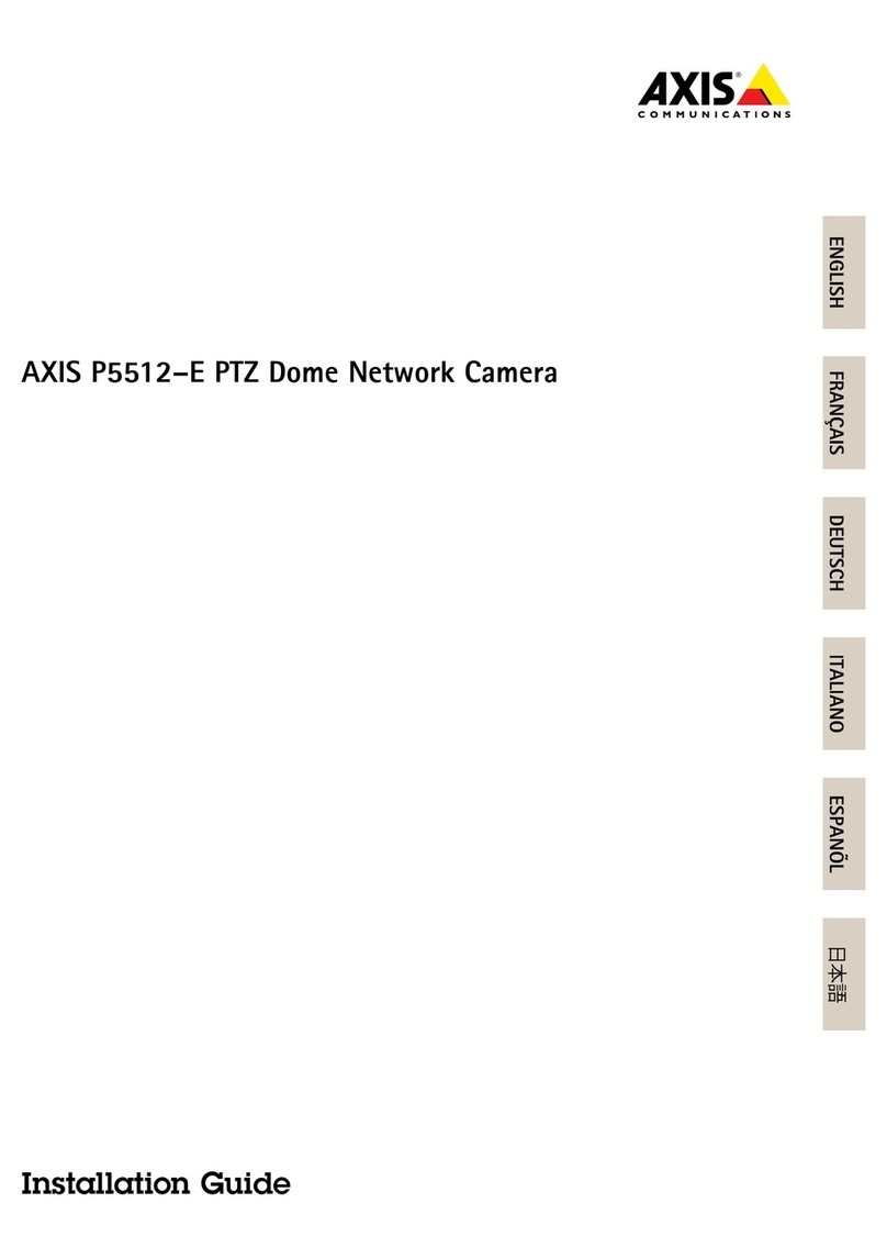 Axis P5512/-E PTZ User manual
