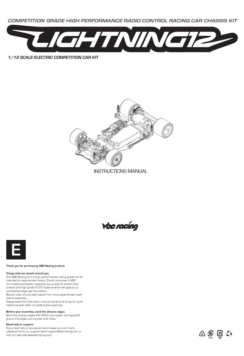 VBC Racing Lightning 12 instruction manual