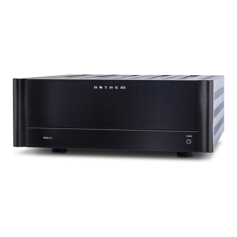Anthem MCA 525 User manual