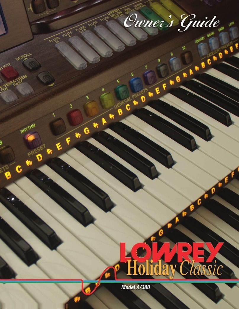 Lowrey a300 User manual Lowrey a300 User manual