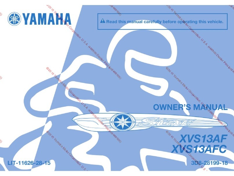 Yamaha XVS13AF User manual