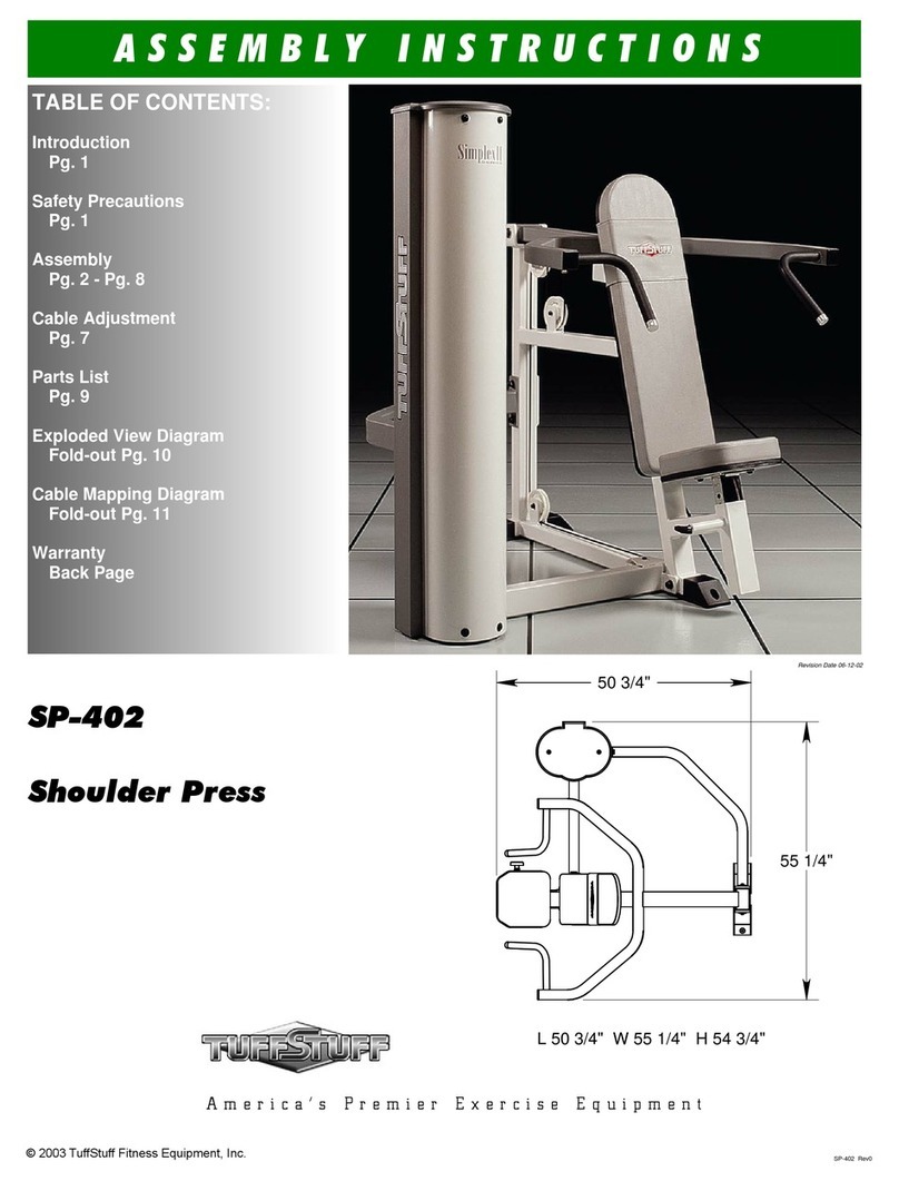 Tuff stuff SP-402 User manual