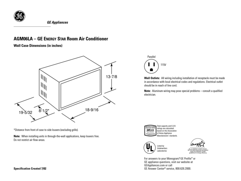 GEAppliances AGM06LA User instructions
