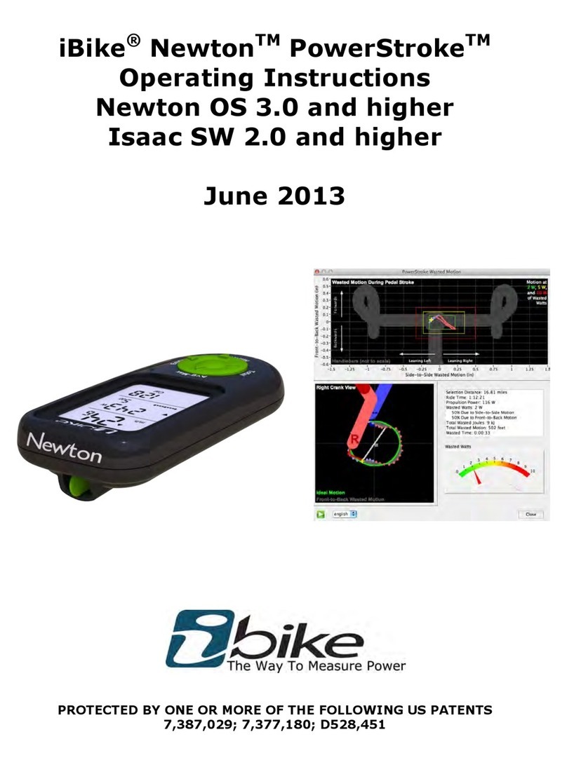 iBike Newton PowerStroke operating instructions