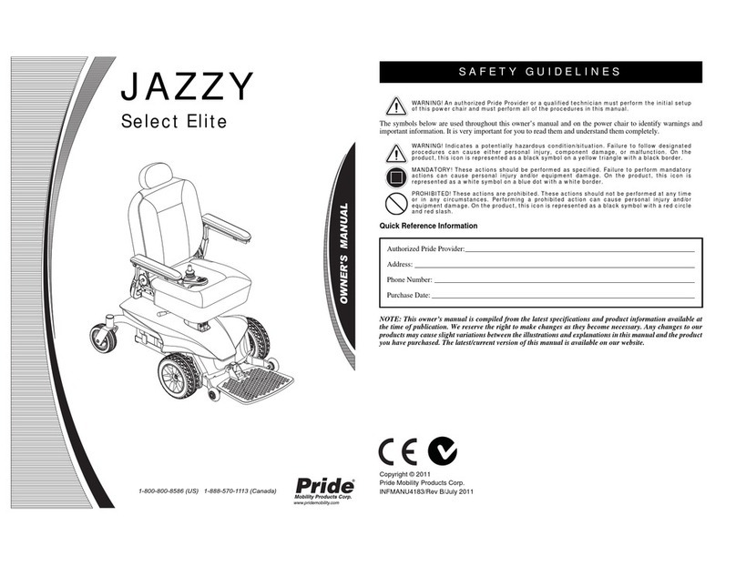 Pride JAZZY User manual