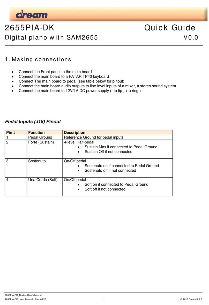 Dream 2655PIA-DK quick guide