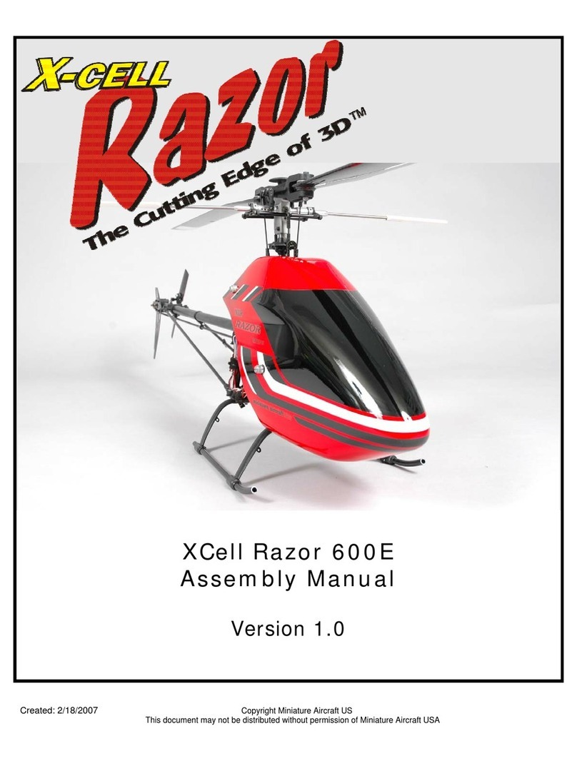 XCell Razor 600E Assembly manual