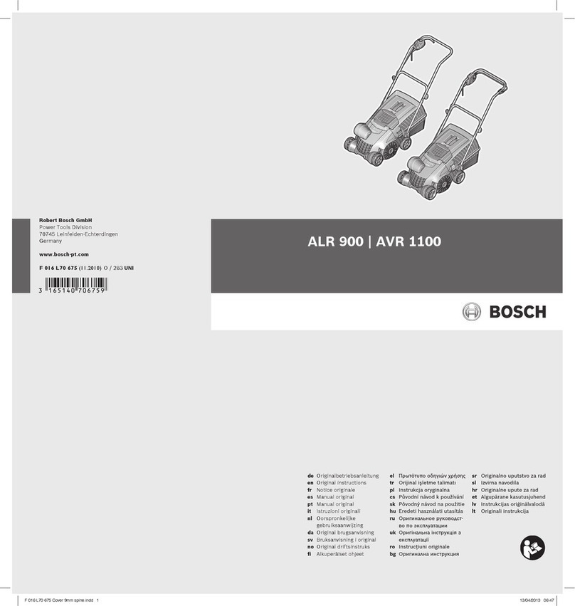 Bosch ALR 900 operating instructions