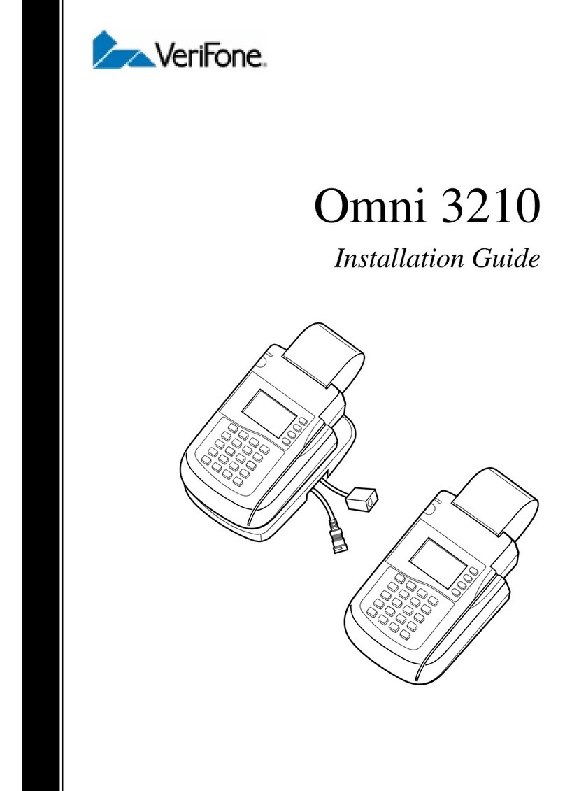 VeriFone Omni 3210 installation guide