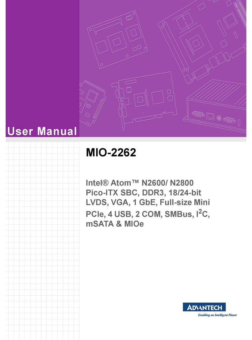 Advantech MIO-2262 User manual