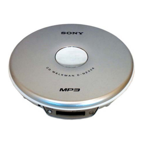 Sony Walkman D-NE004 Service manual