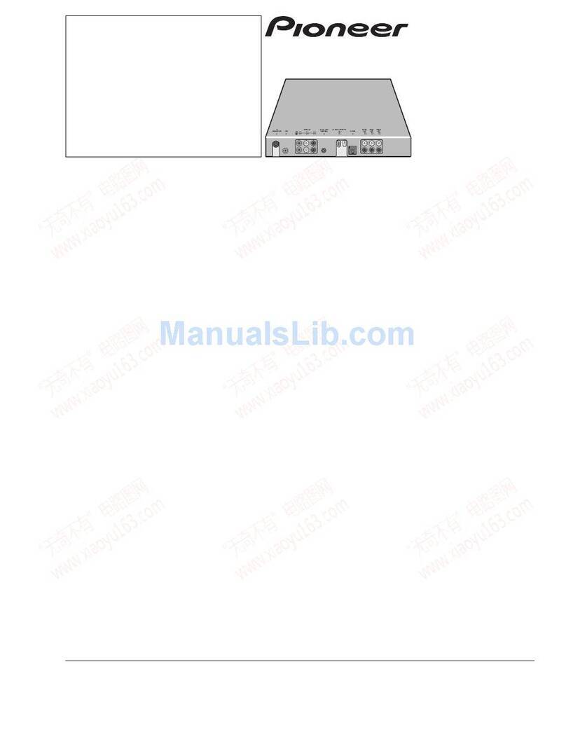 Pioneer AVM-P7000R Service manual