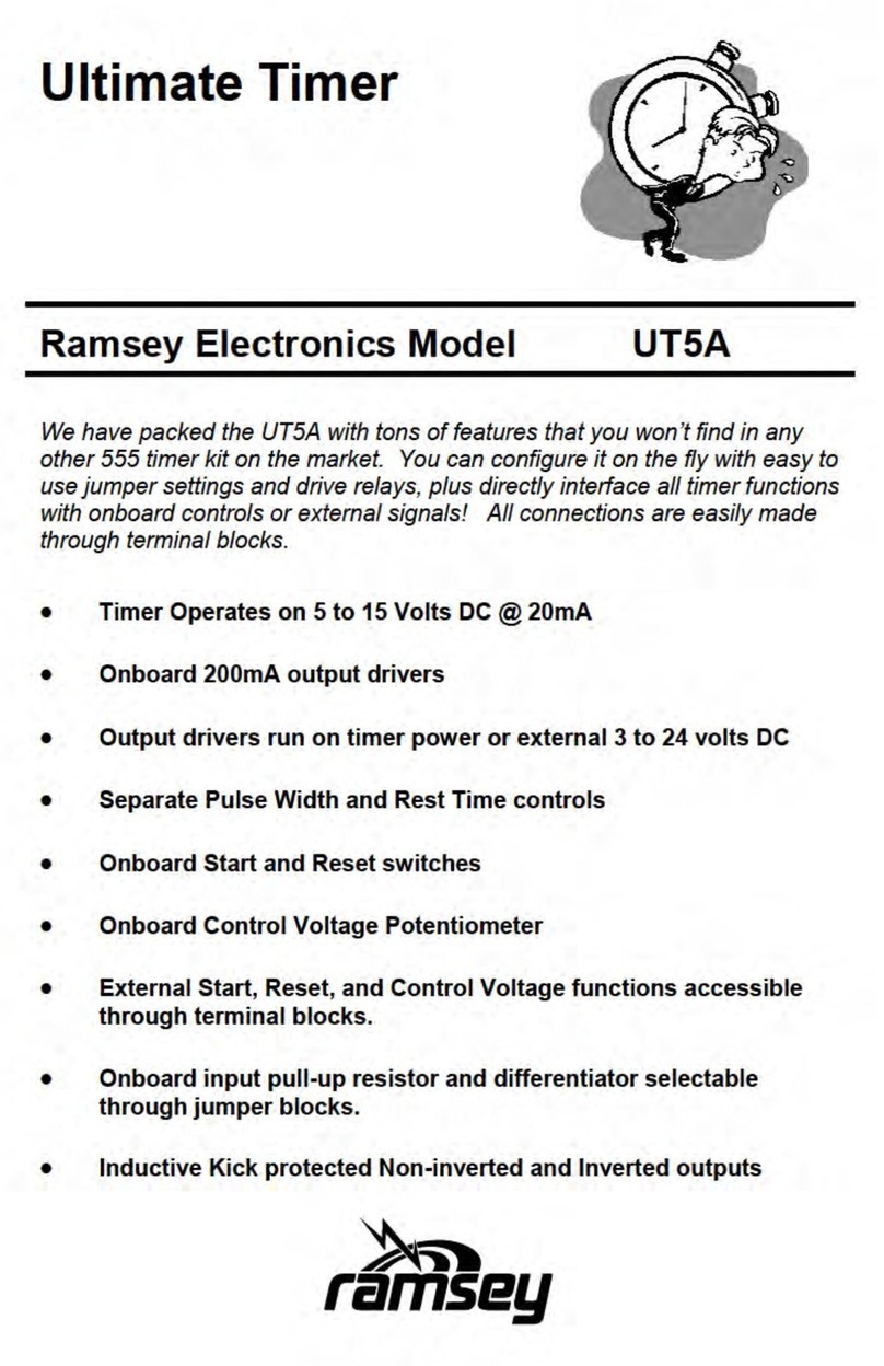Ramsey Electronics UT5A Instuction manual
