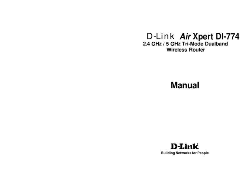 D-Link DI-774 - Air Xpert Wireless Router User manual
