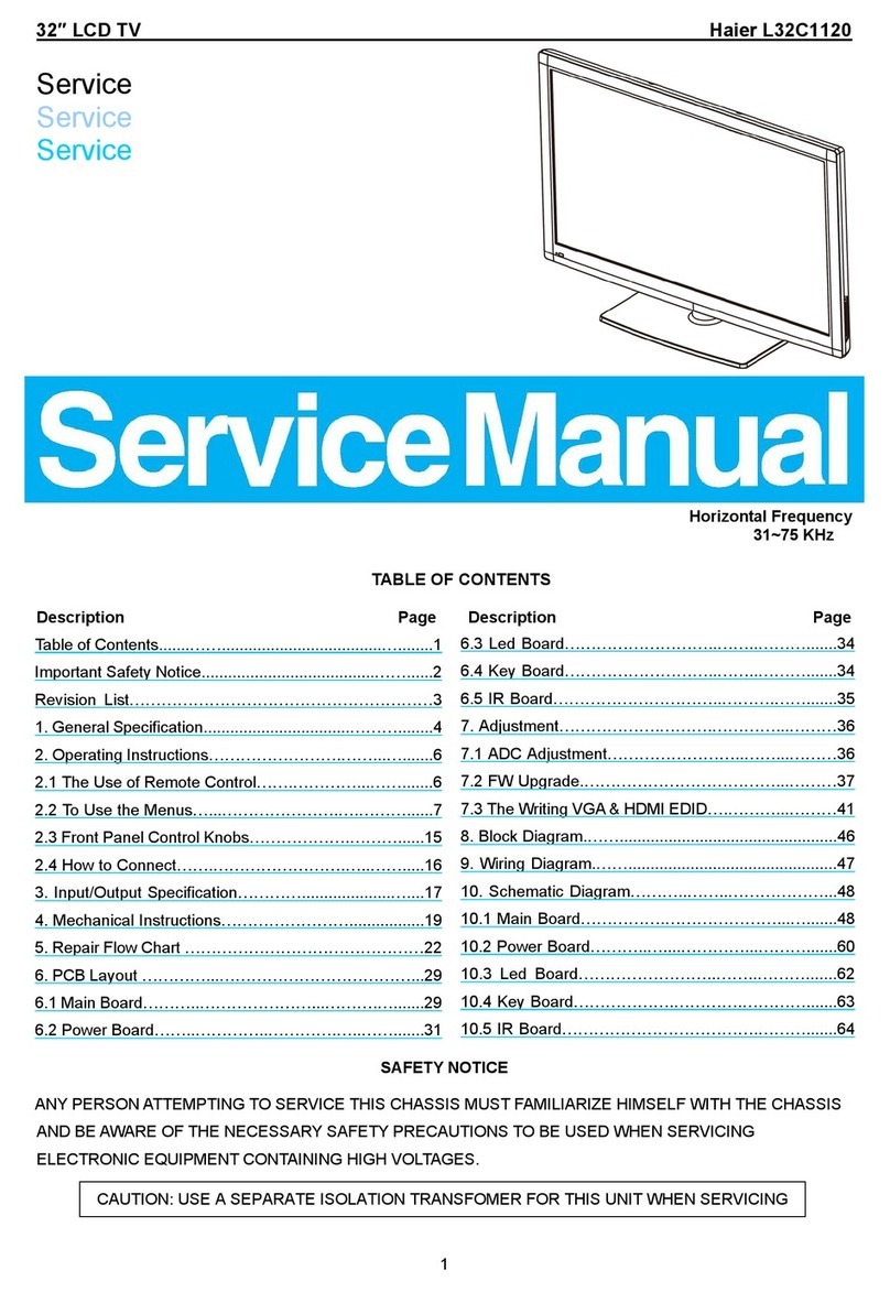 Haier L32C1120 User manual Haier L32C1120 User manual