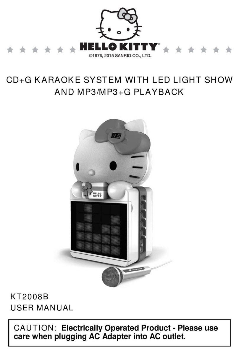 Hello Kitty KT2008B user manual